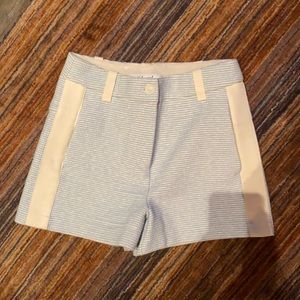 Blumarine tweed blue shorts